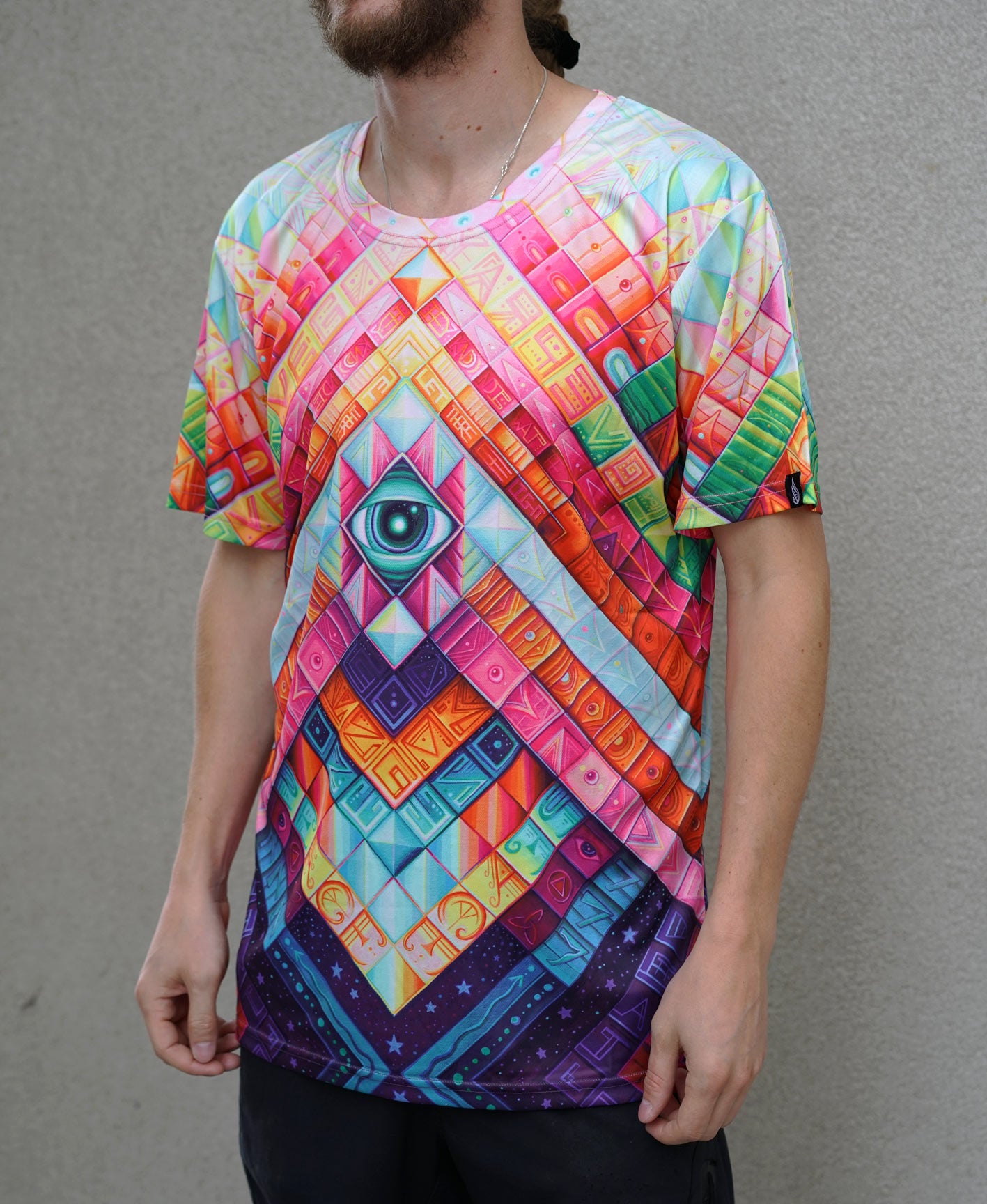 On God Sublimation Tee by John Speaker