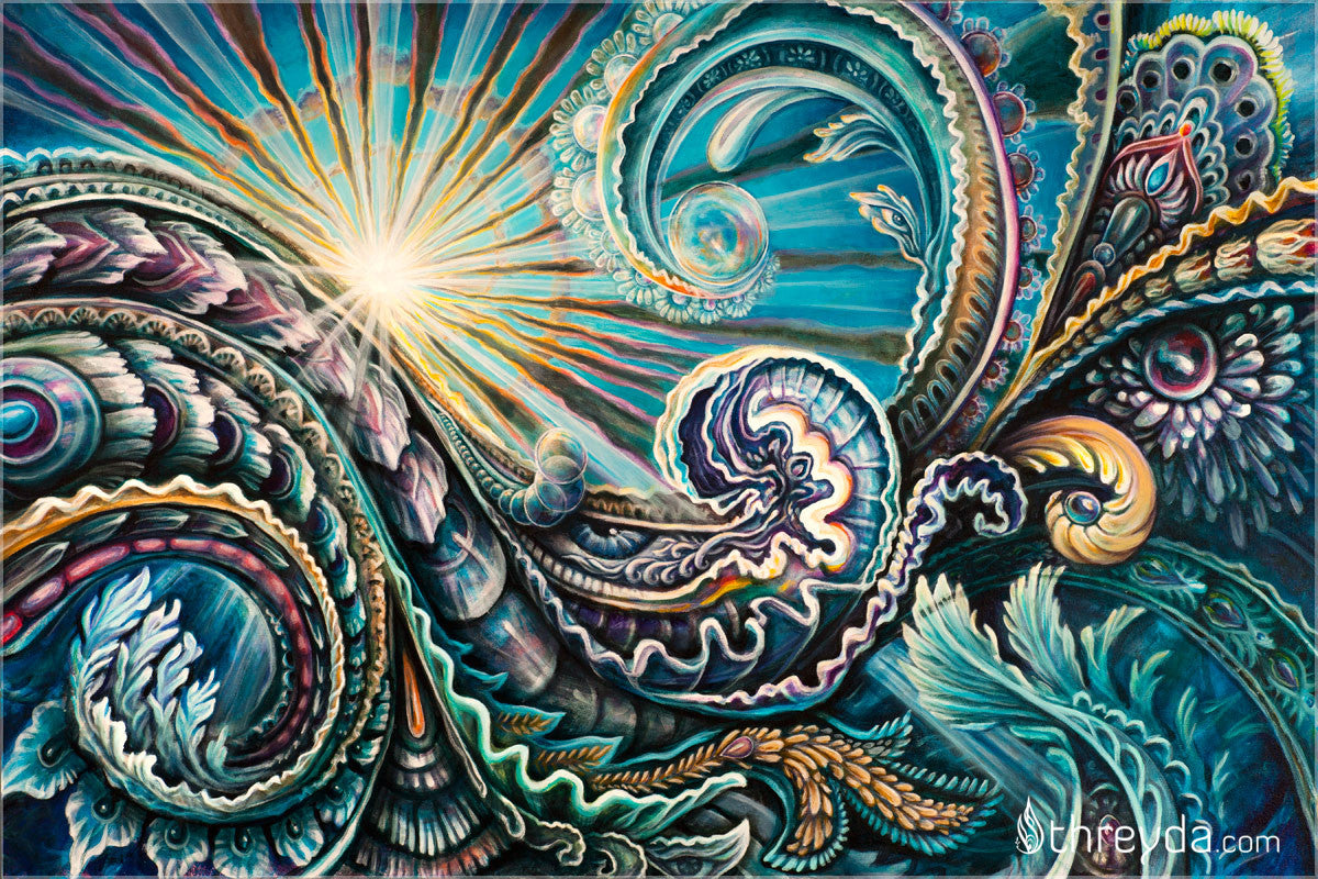 Solstice by Randal Roberts & Morgan Mandala , Art Print - Randal Roberts, Threyda