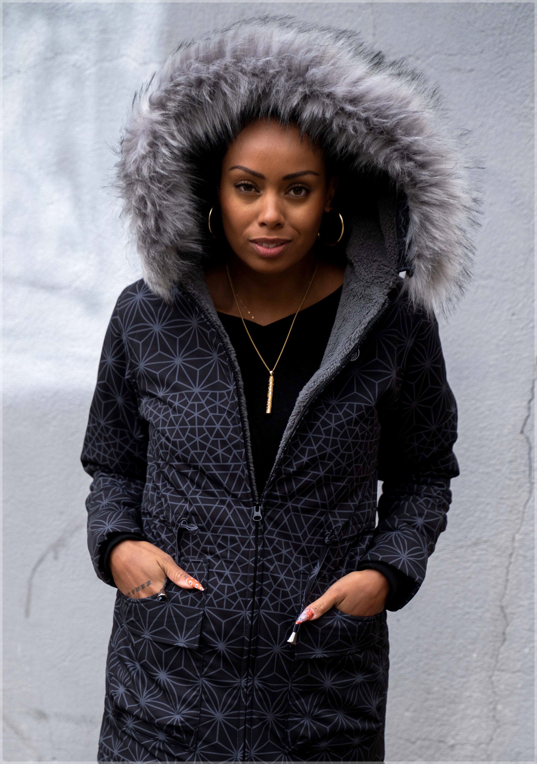 Asana Women's Sherpa Jacket by Threyda