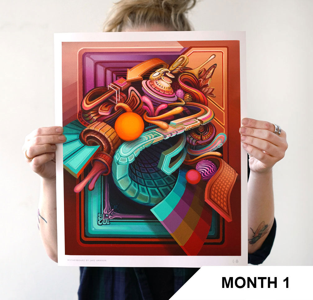 Vision Syndicate Monthly Art Subscription - 14 x 17 inches