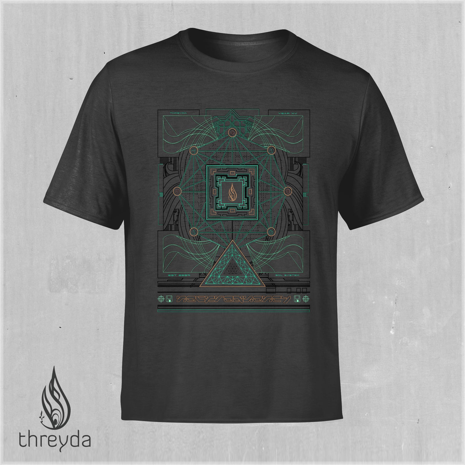 15th Anniversary Graphite Edition Screenprint Tee by Threyda