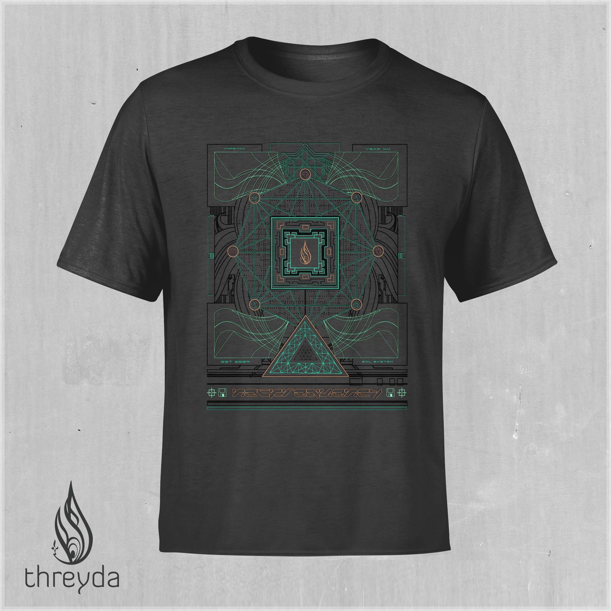 15th Anniversary Graphite Edition Screenprint Tee by Threyda