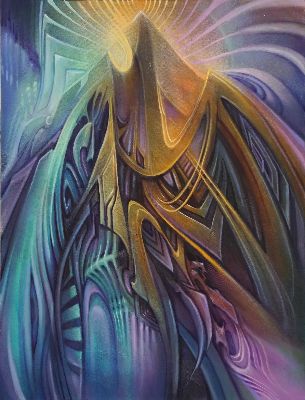 Que Rico Original Painting by Seth McMahon