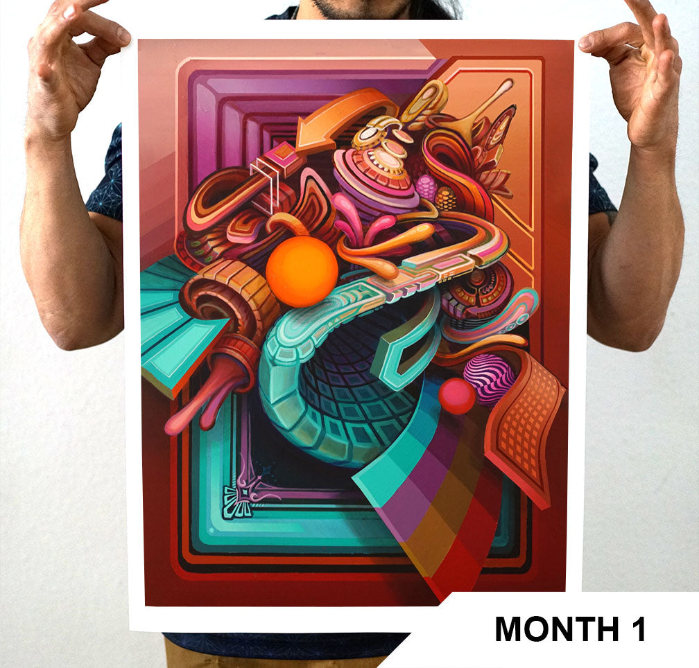 Vision Syndicate Monthly Art Subscription - 18 x 24 inches