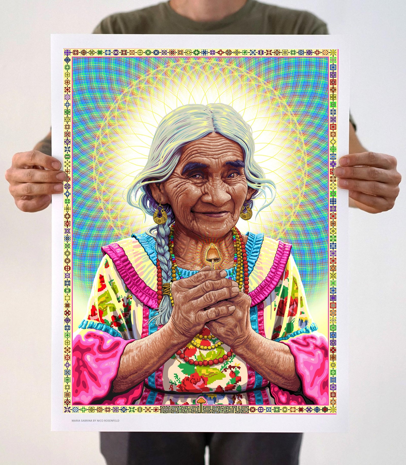 Maria Sabina Print by Nico Rosenfeld