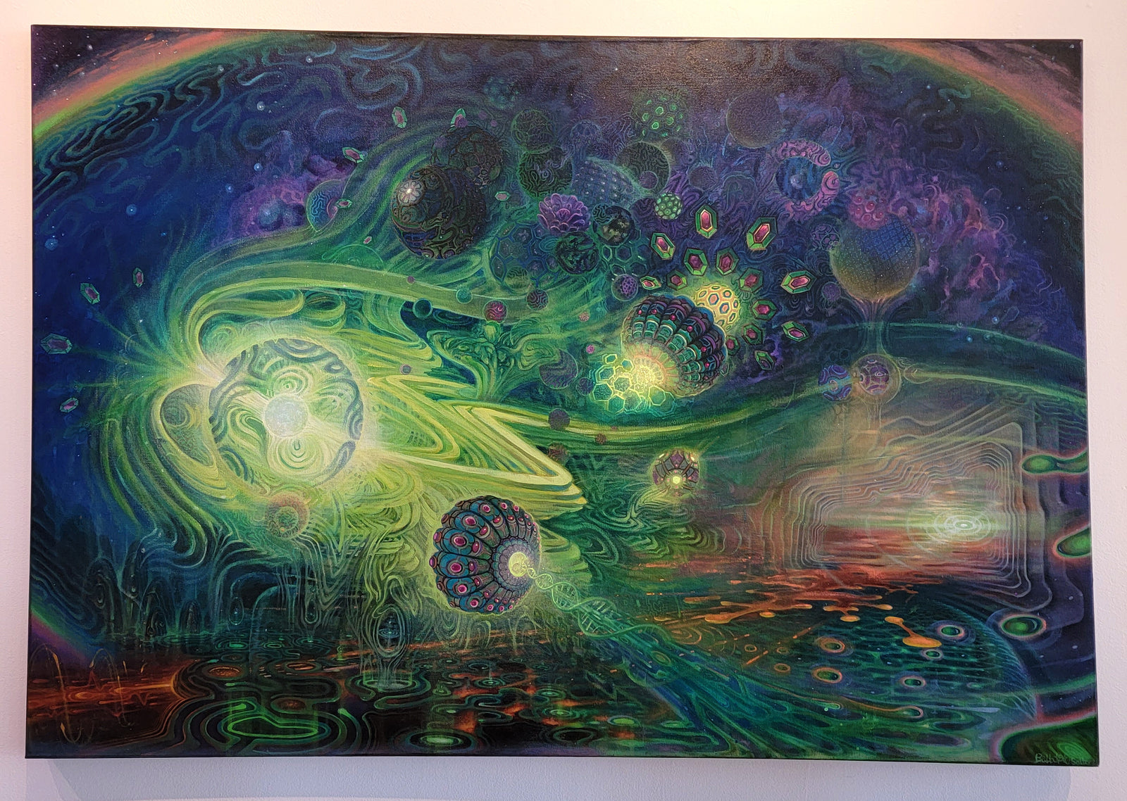Eclipse Original Painting by Jonathan Solter & Kent Baltutat
