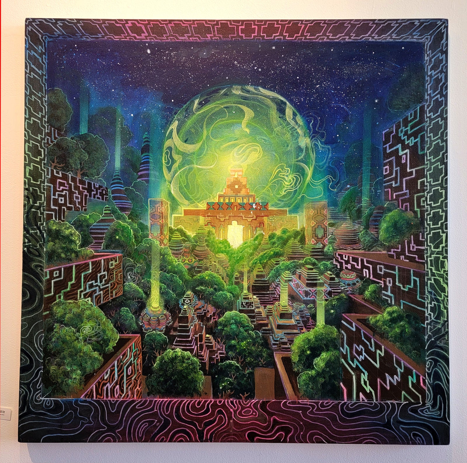 Emerald City Original Painting by Jonathan Solter