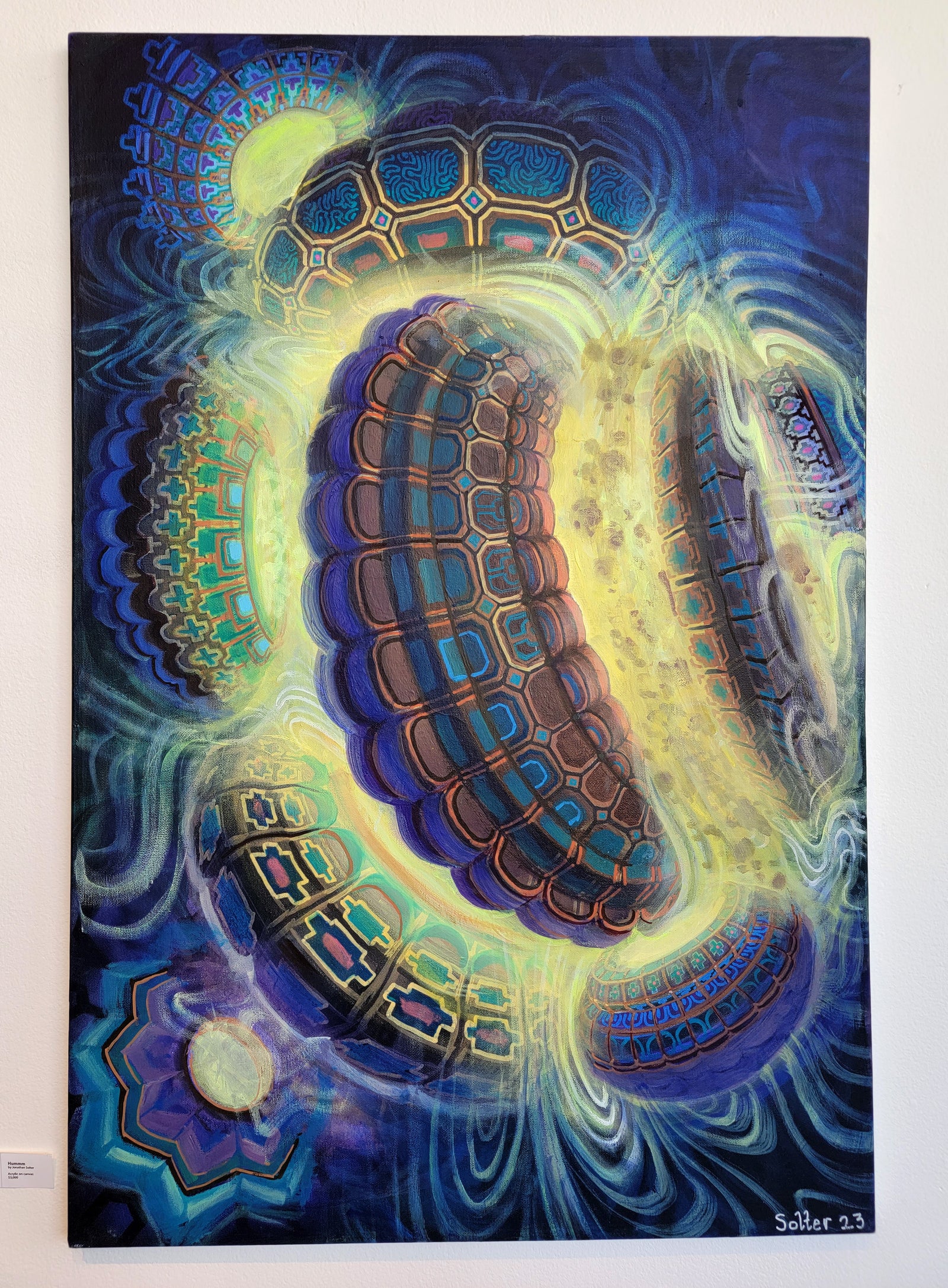 Hummm Original Painting by Jonathan Solter