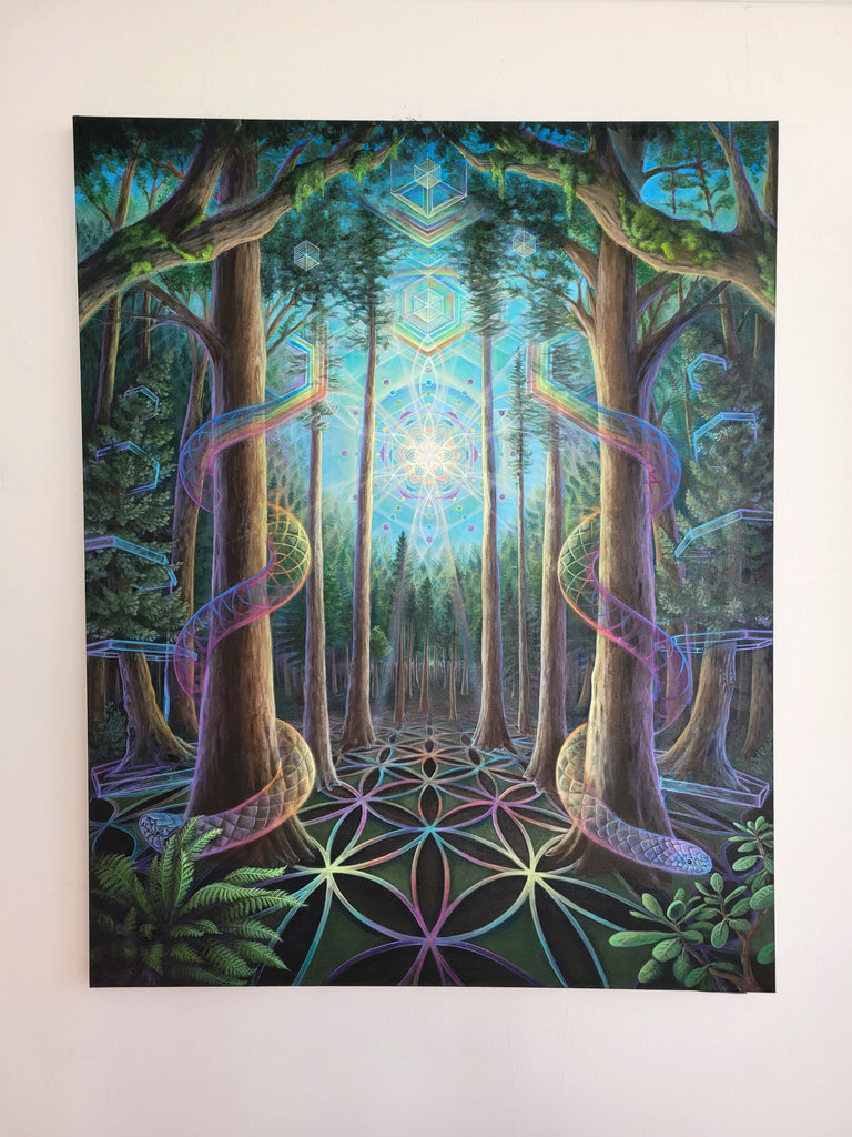 Through the Trees Original Painting by Morgan Mandala