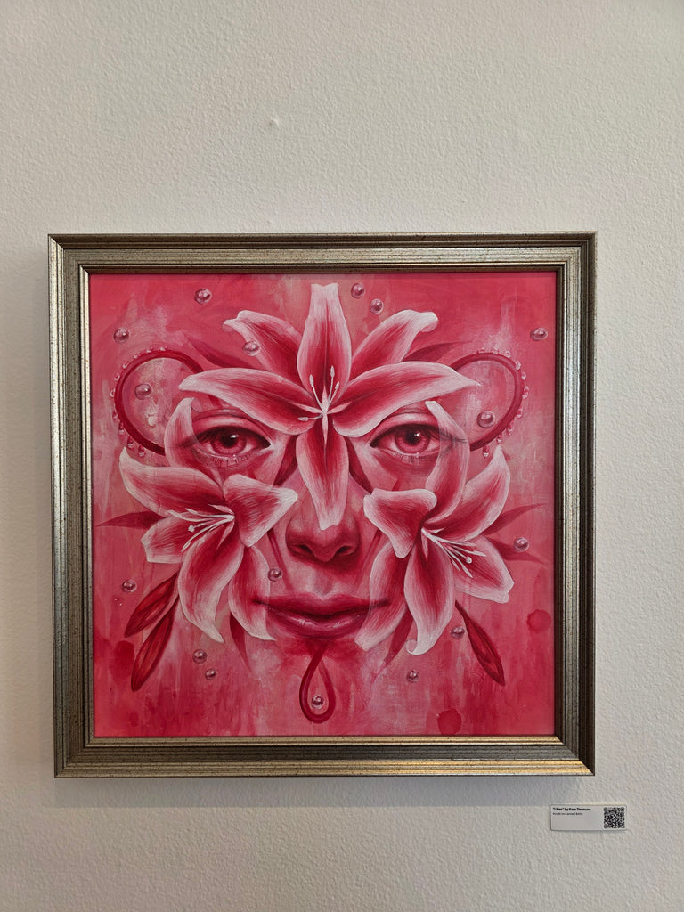 Lilies Original Painting by Kara Timmons
