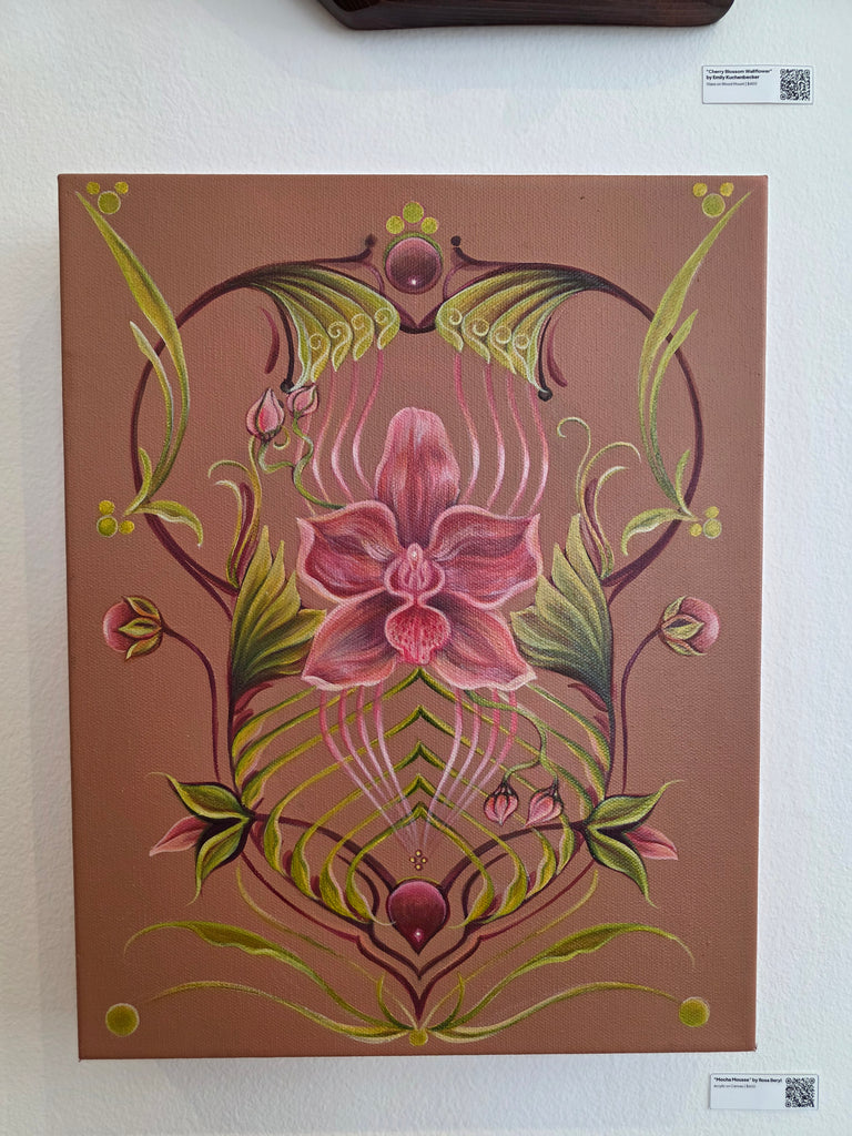 Mocha Mousse Original Painting by Rosa Beryl