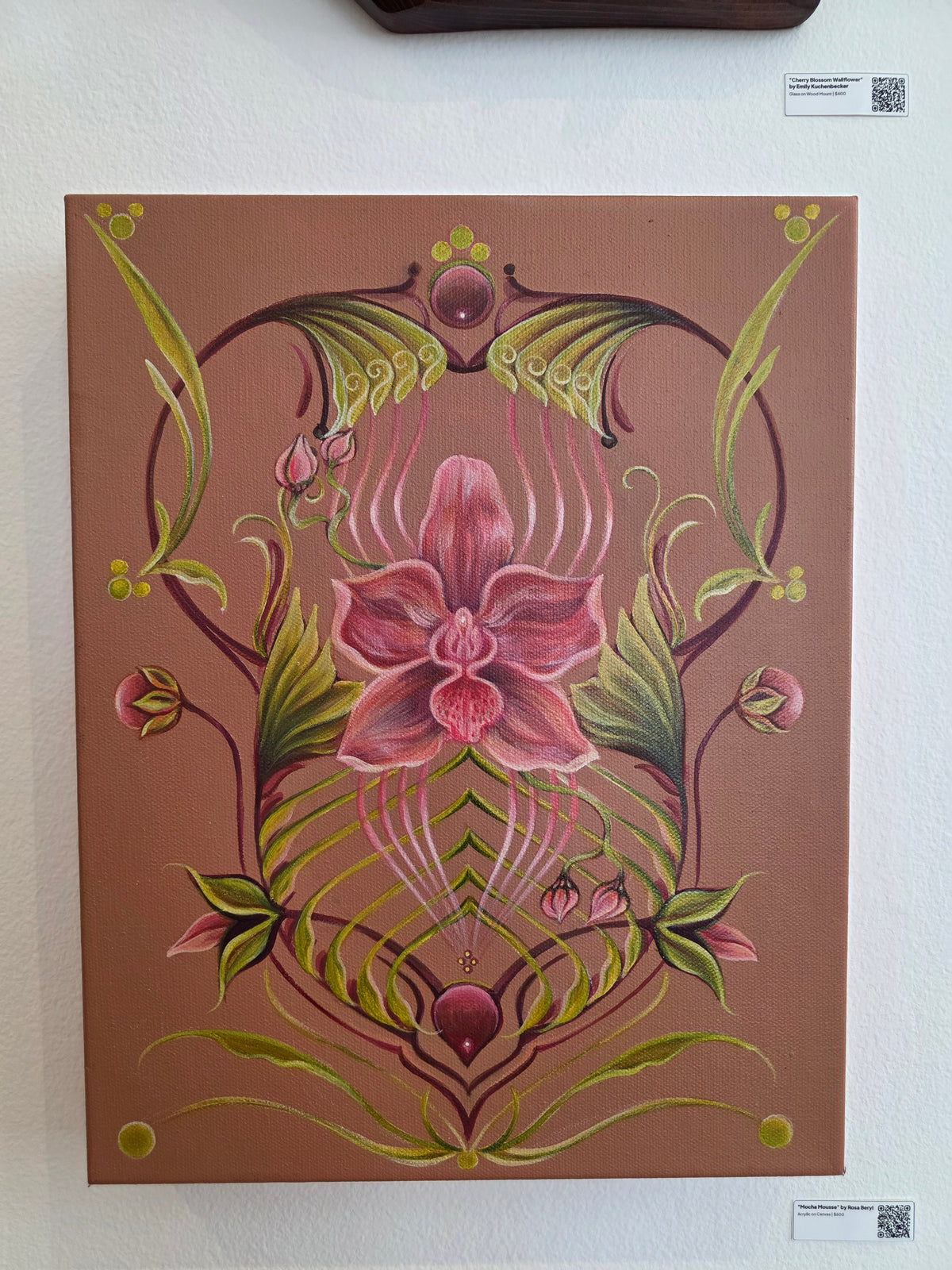 Mocha Mousse Original Painting by Rosa Beryl