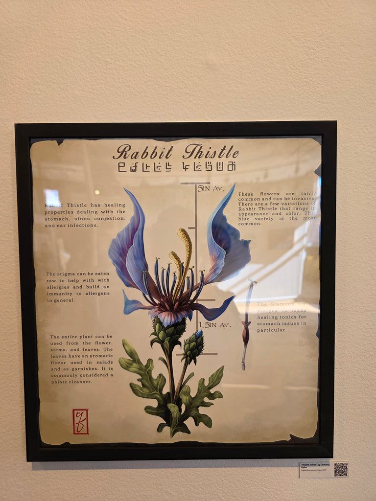 Rabbit Thistle Original Illustration by Chauncy Felisz