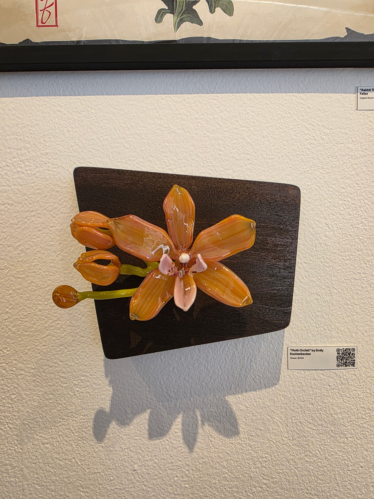 Moth Orchid Original Sculpture by Emily Kuchenbecker