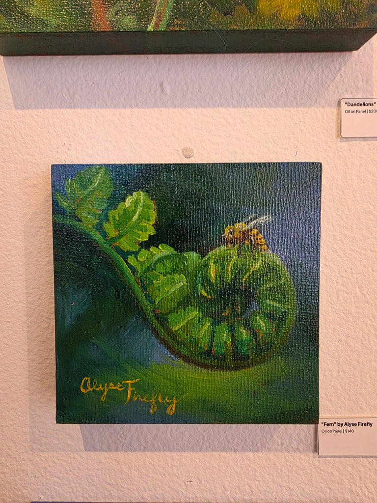 Fern Original Painting by Alyse Firefly