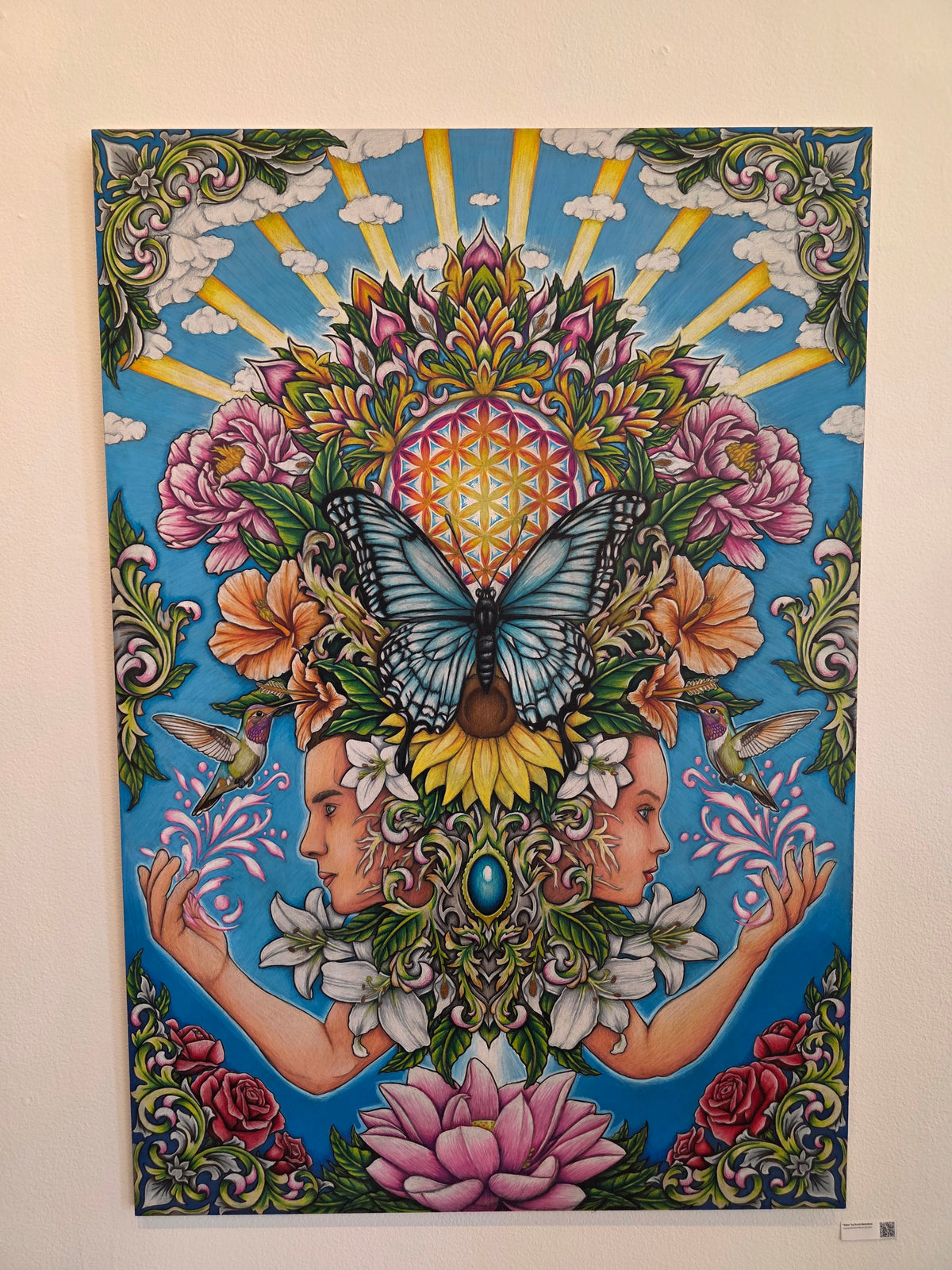 Eden Original Drawing by Scott Nicholson