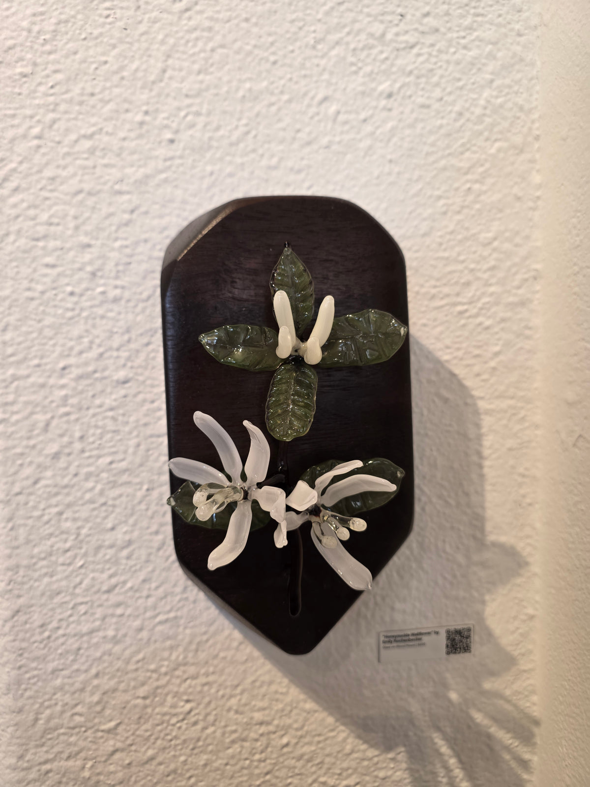 Honeysuckle Wallflower Original Sculpture by Emily Kuchenbecker