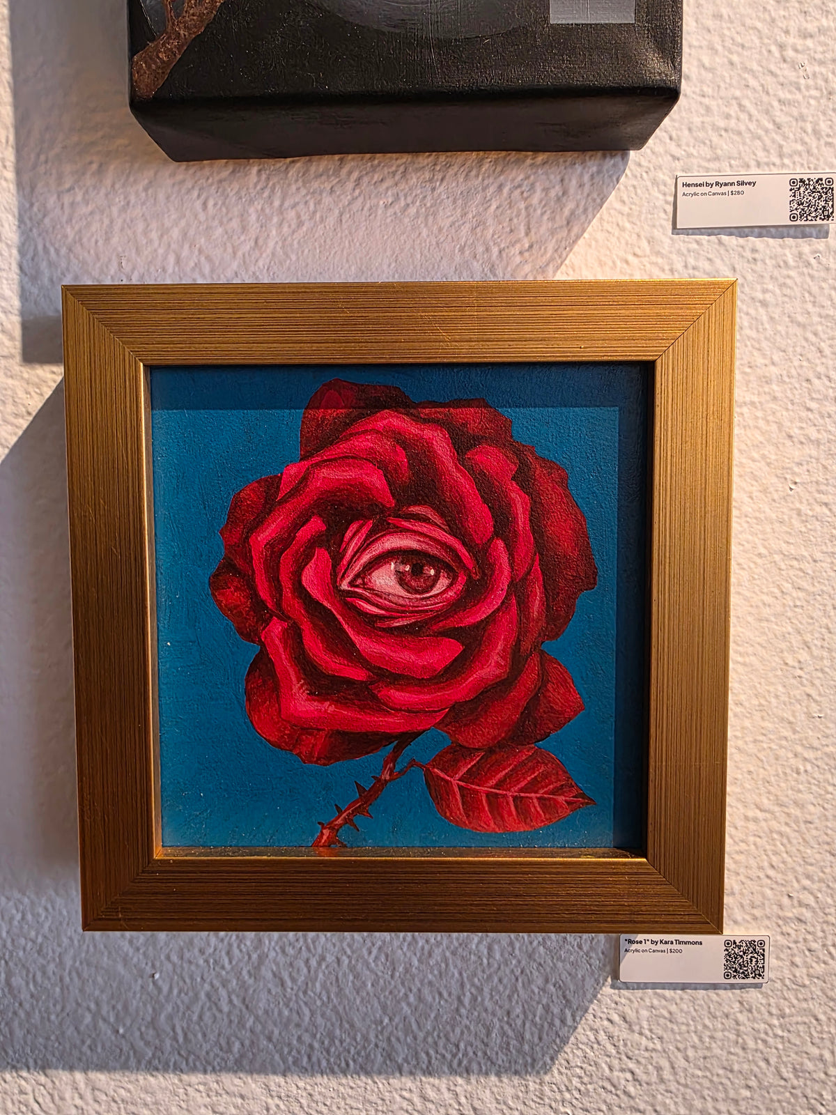 Rose 1 Original Painting by Kara Timmons