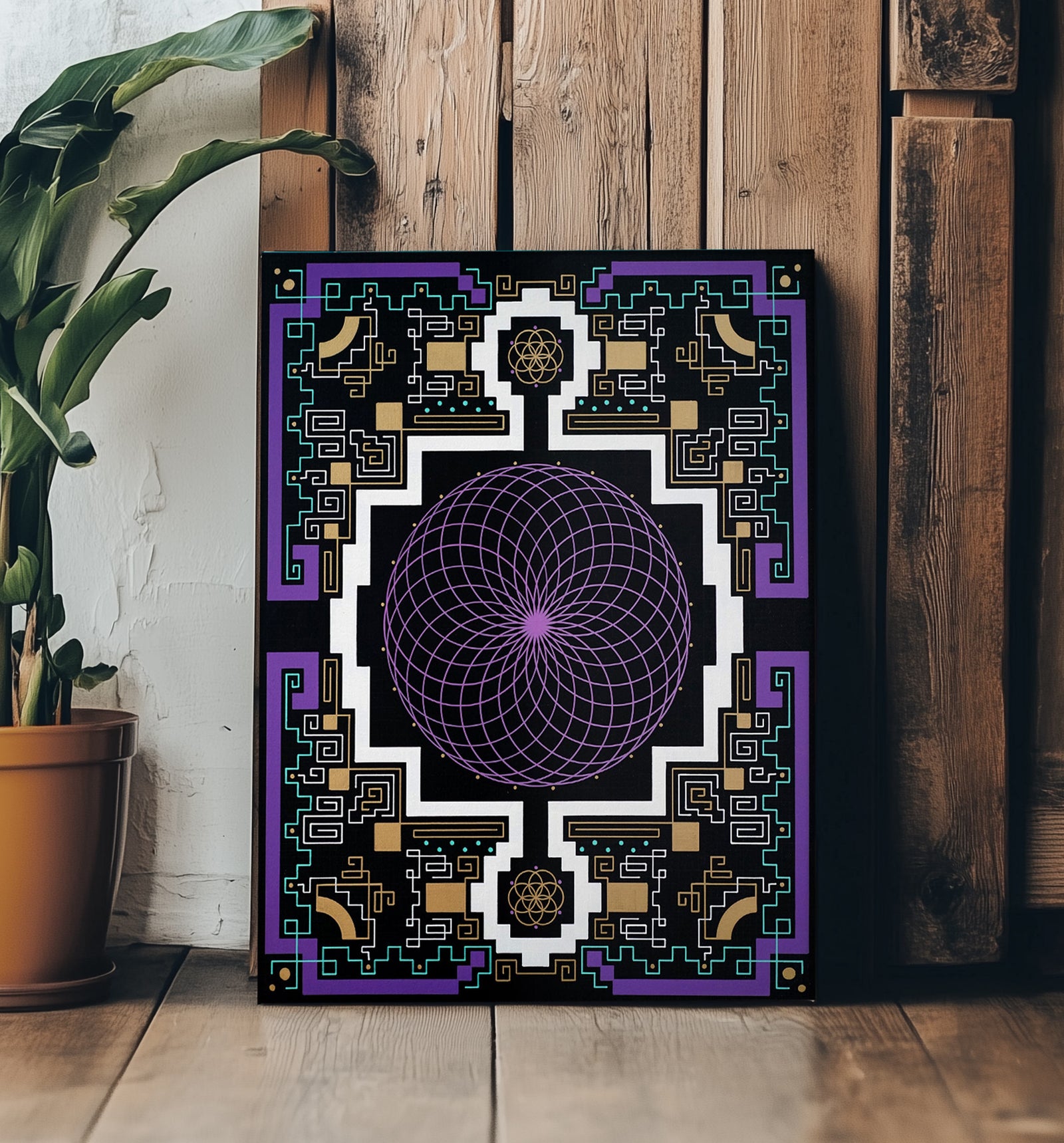 The Third Field Stretched Canvas by Melanie Farris