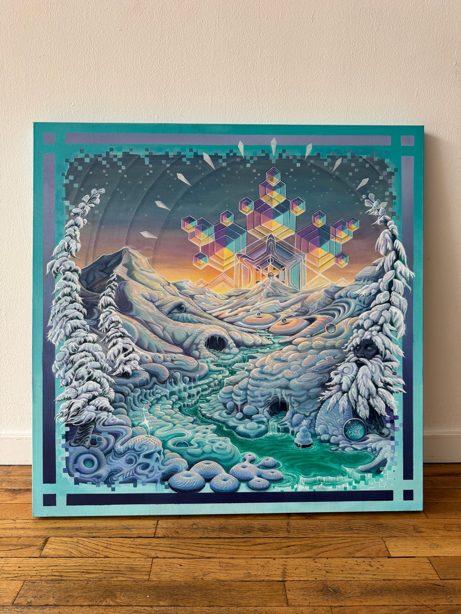 Crystalized Wonder of the White Wizard by Eyeonic Art