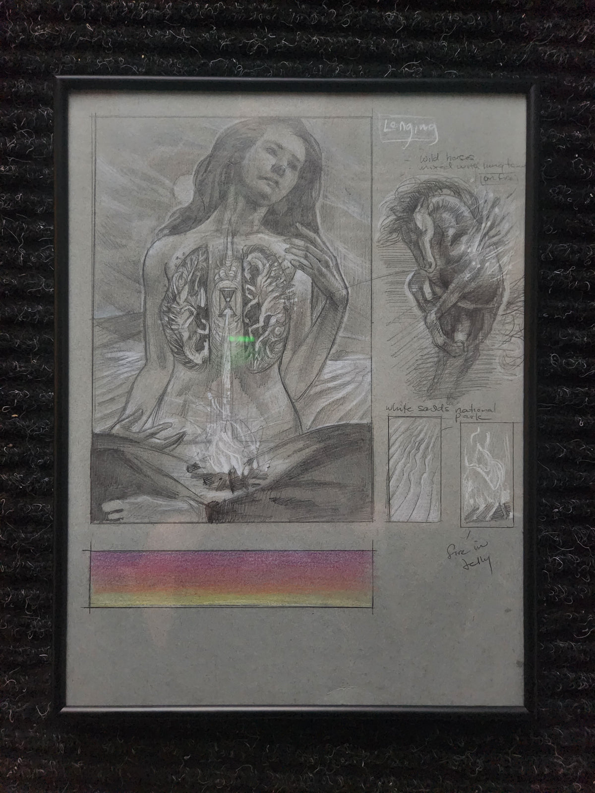 Longing Original Concept Sketch by Adrianne Tamar