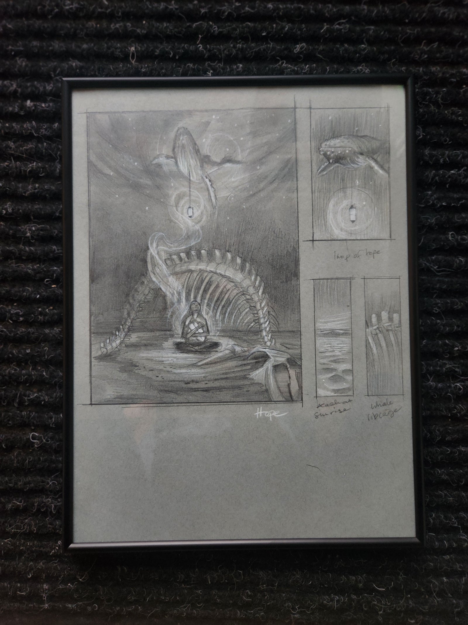 Hope Original Concept Sketch by Adrianne Tamar