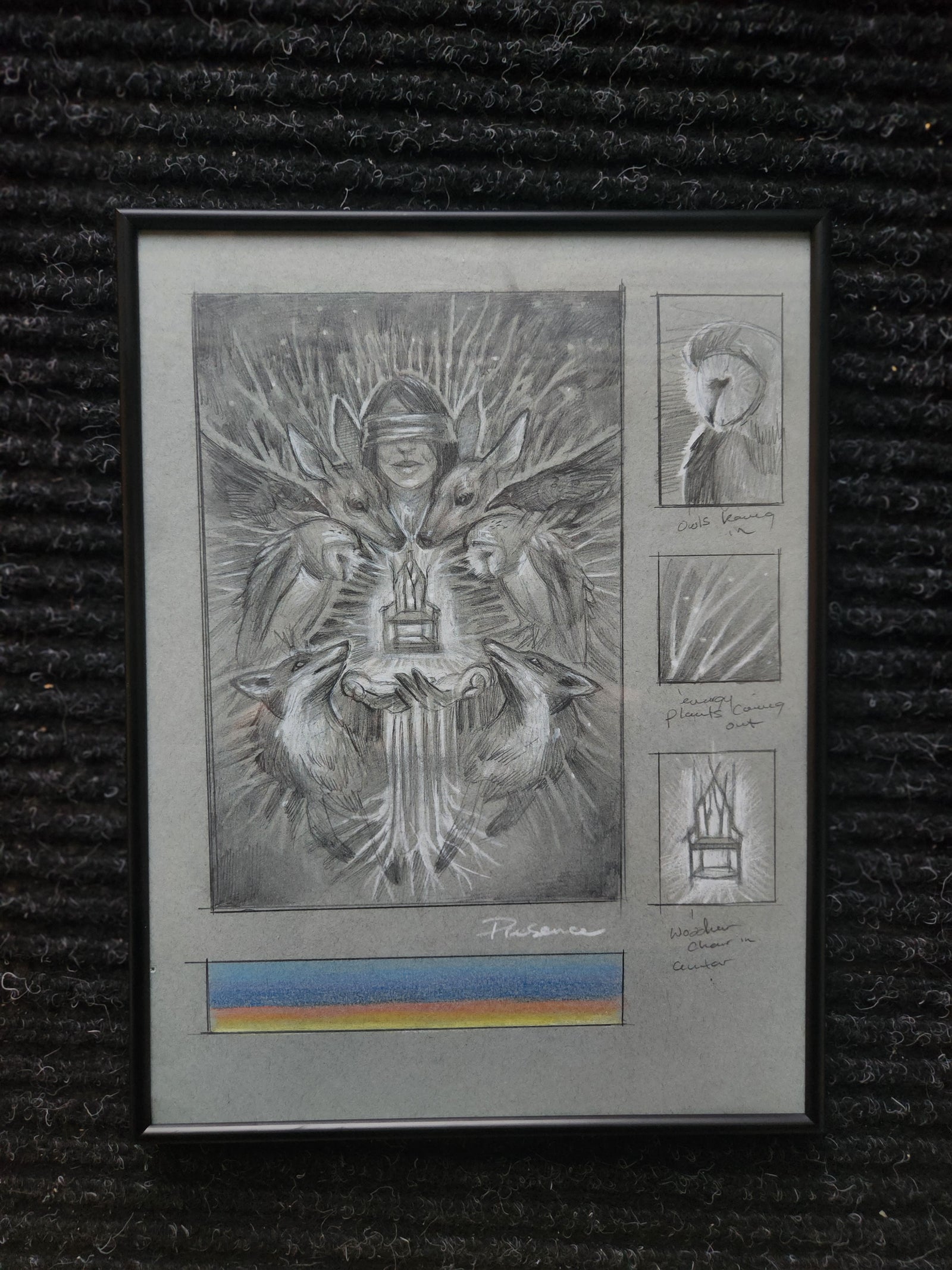 Presence Original Concept Sketch by Adrianne Tamar