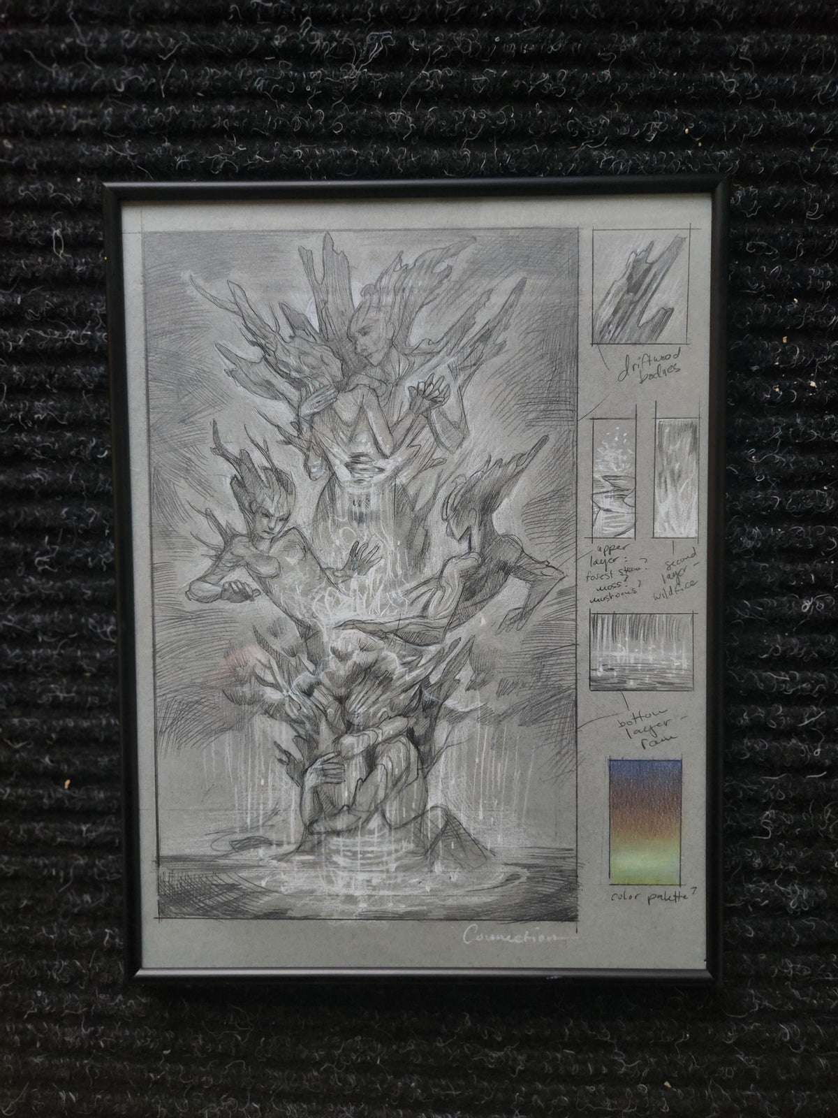 Connection Original Concept Sketch by Adrianne Tamar