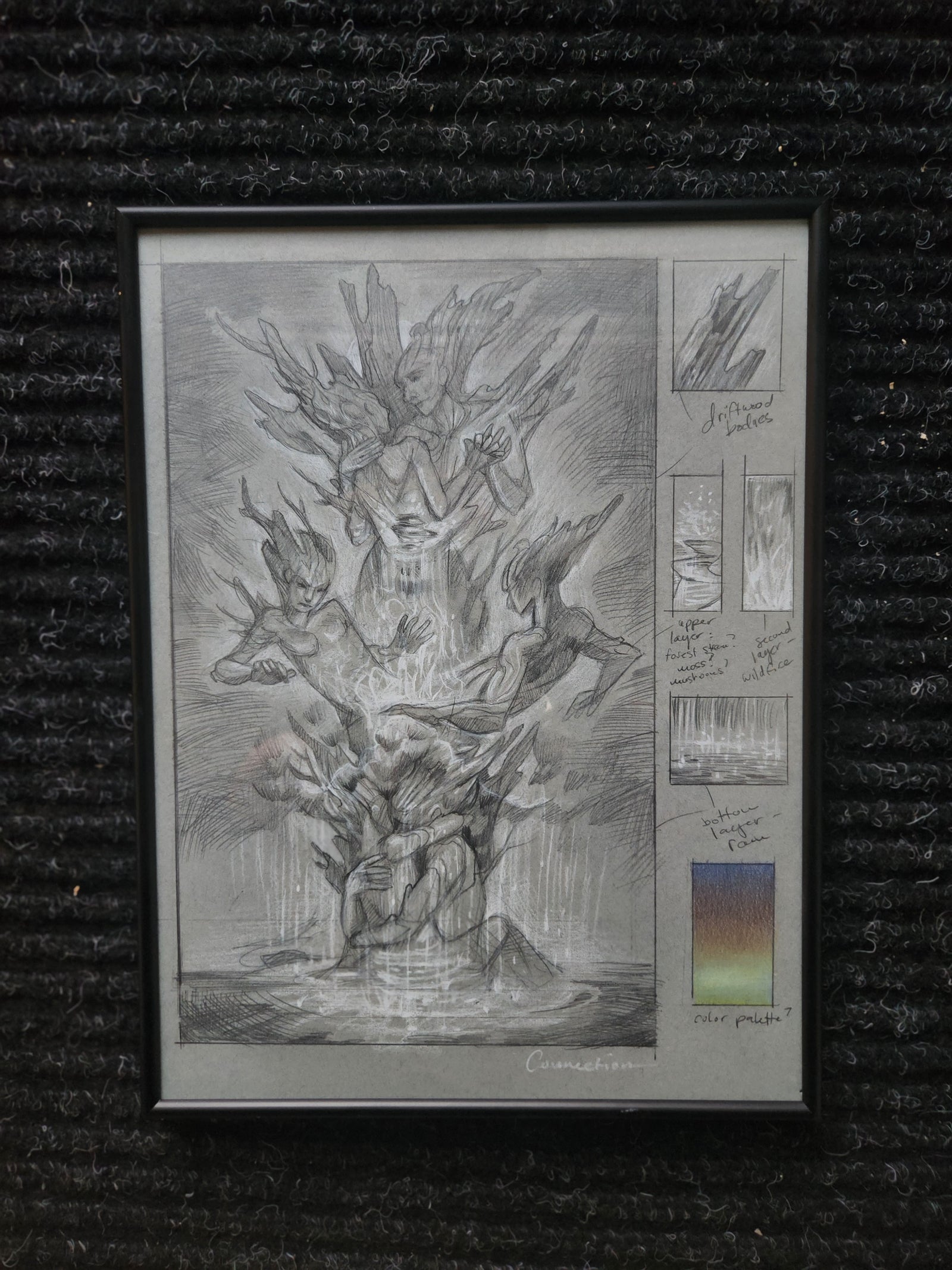 Connection Original Concept Sketch by Adrianne Tamar