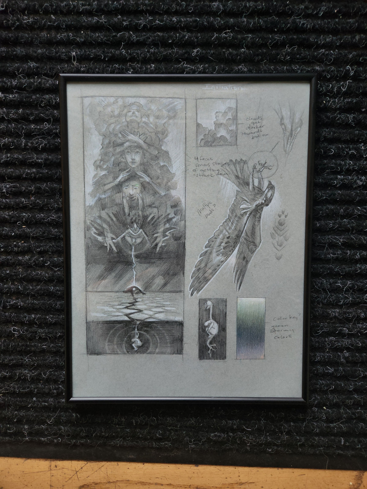 Initiation Original Concept Sketch by Adrianne Tamar