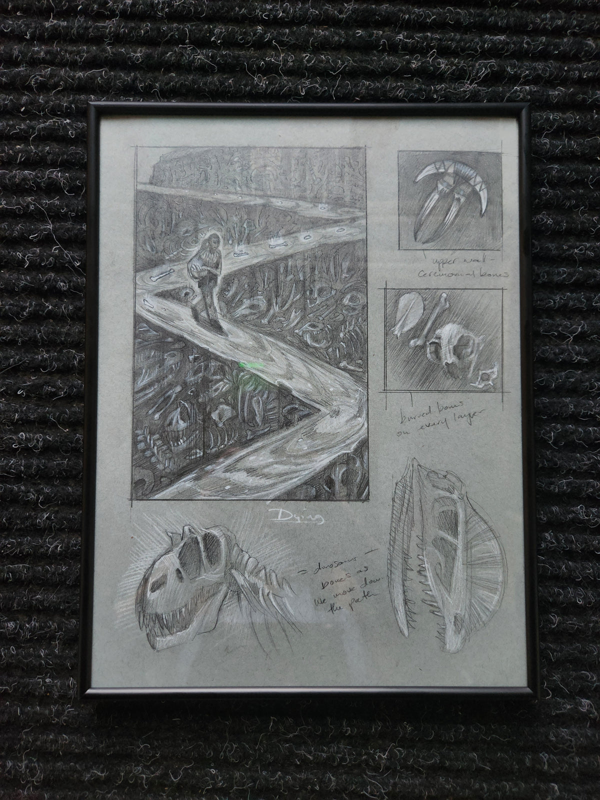 Dying Original Concept Sketch by Adrianne Tamar