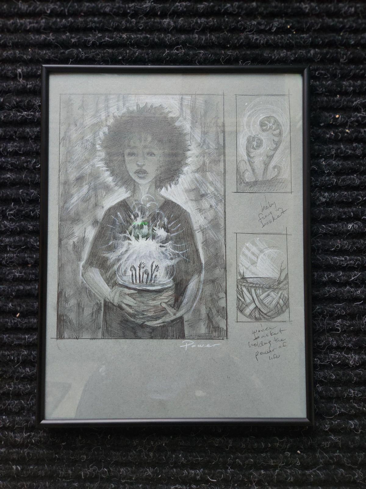 Power Original Concept Sketch by Adrianne Tamar