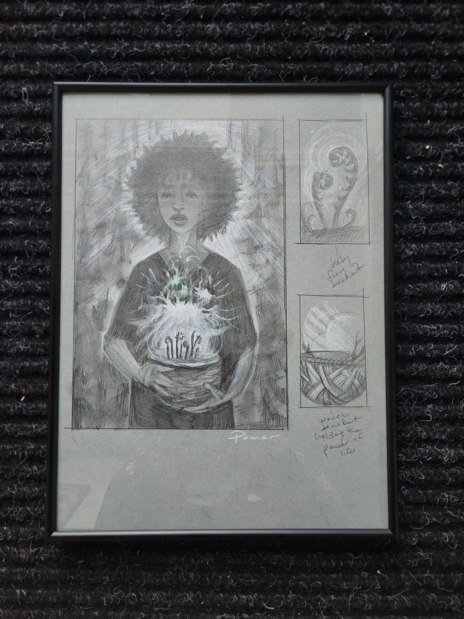 Power Original Concept Sketch by Adrianne Tamar