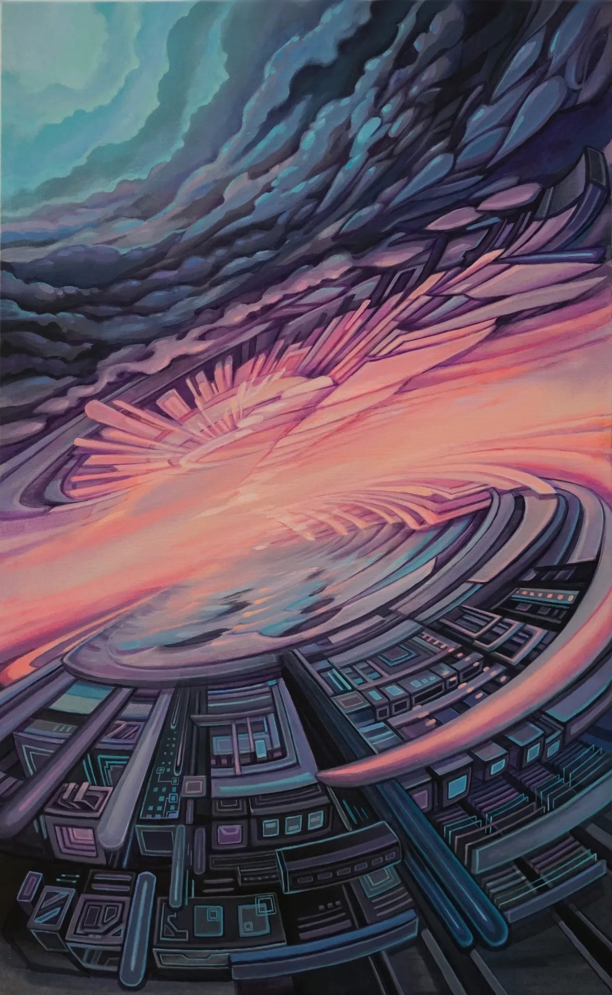 Pull Me Into The Empty Original Painting by Seth McMahon