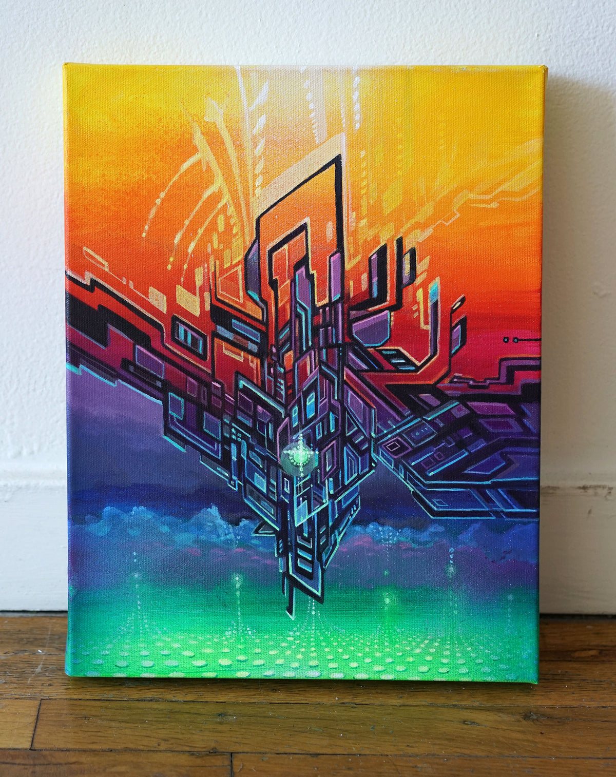 Positive Deviance Original Painting by Seth McMahon - 72 HOUR AUCTION