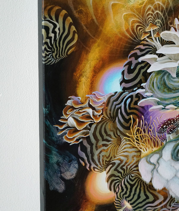 Neurogenesis Stretched Canvas by Blake Foster - Threyda Art and