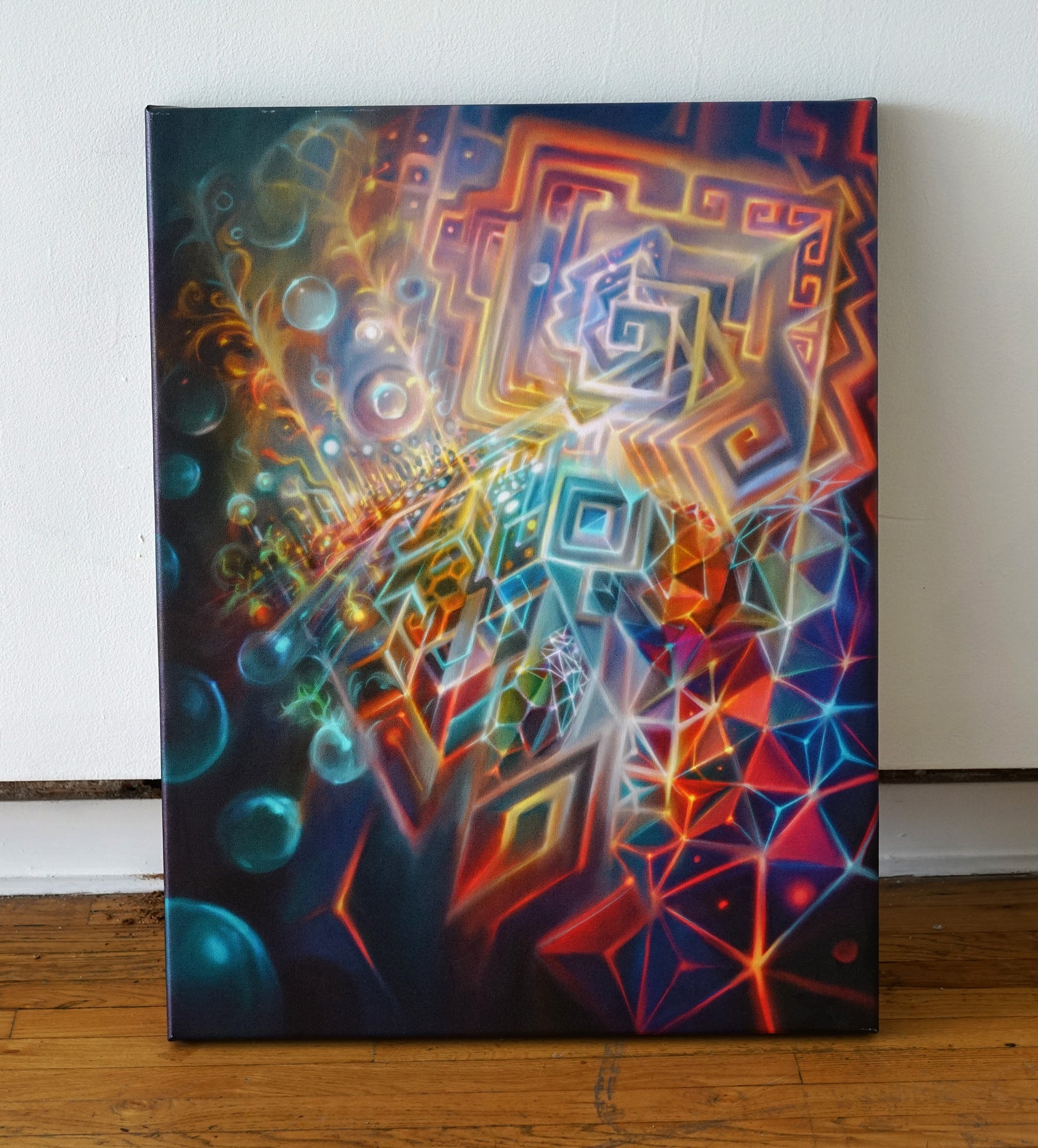 Crystalline Stretched Canvas by Fabian Jimenez - FLASH SALE
