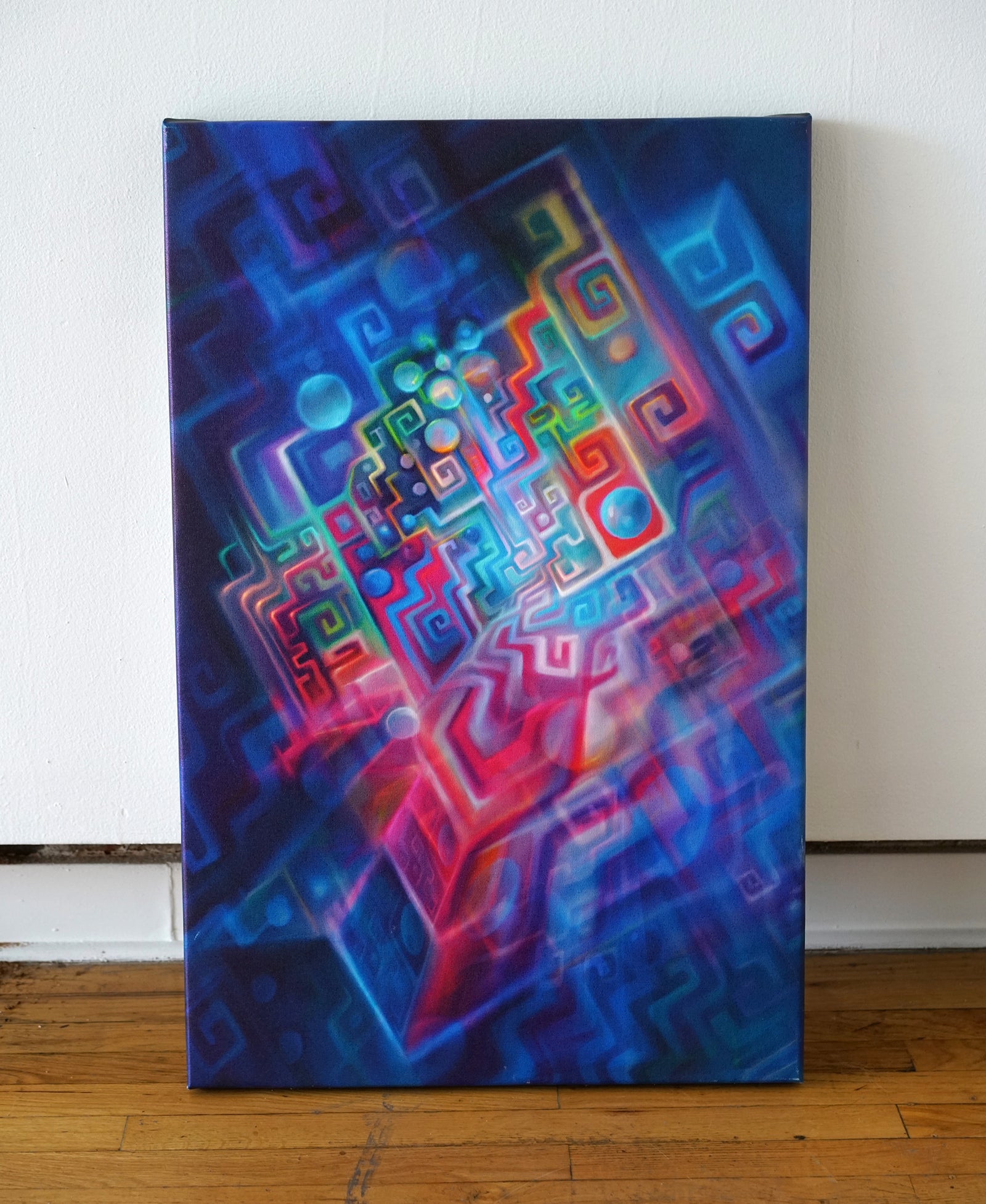 Vortex III Stretched Canvas by Fabian Jimenez - FLASH SALE
