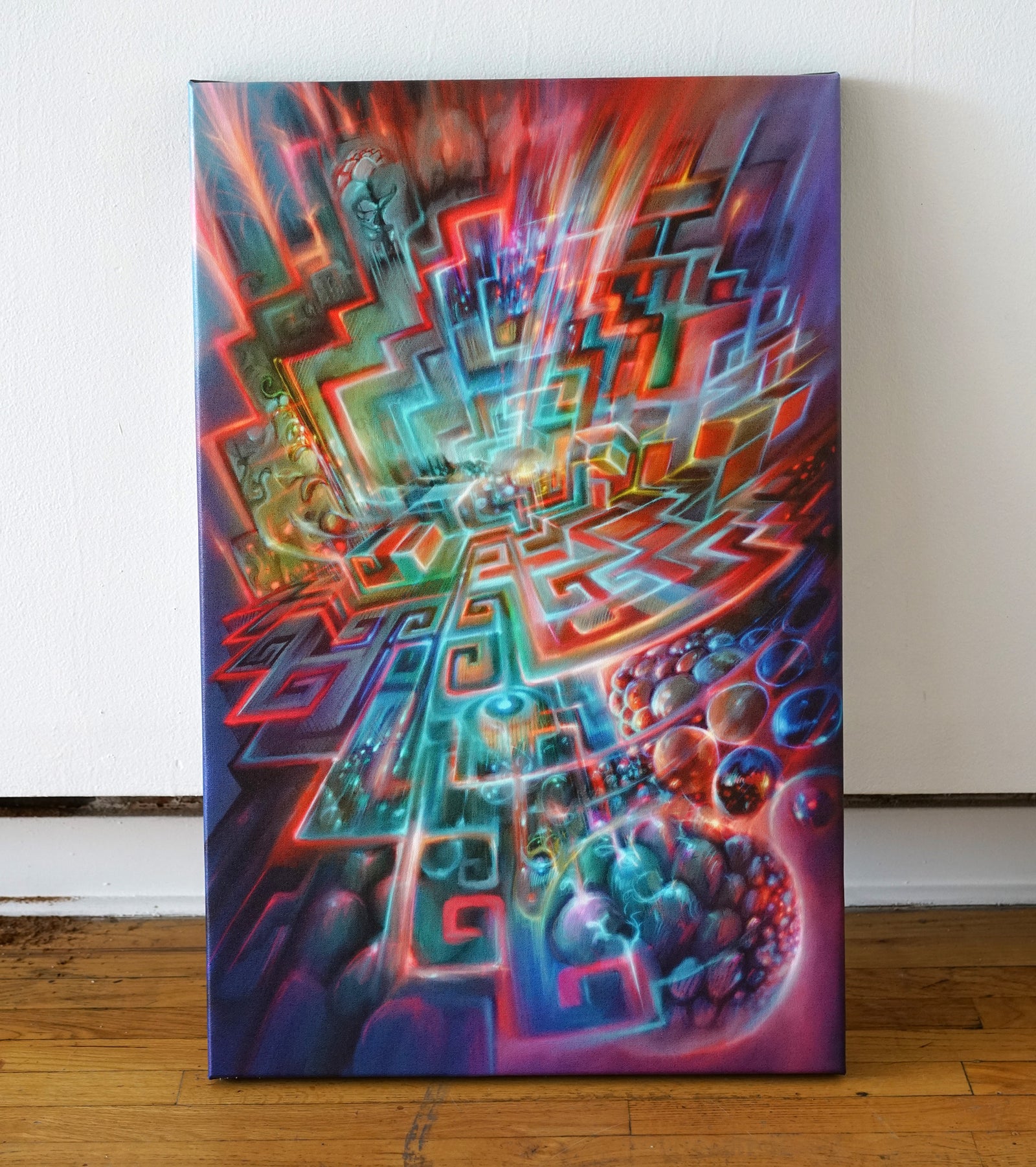 Combustion Stretched Canvas by Fabian Jimenez - FLASH SALE