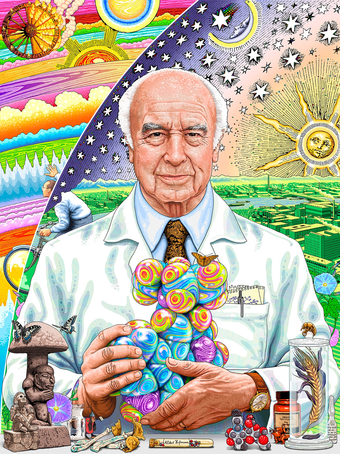 Albert Hoffman Original Gicleé by Nico Rosenfeld