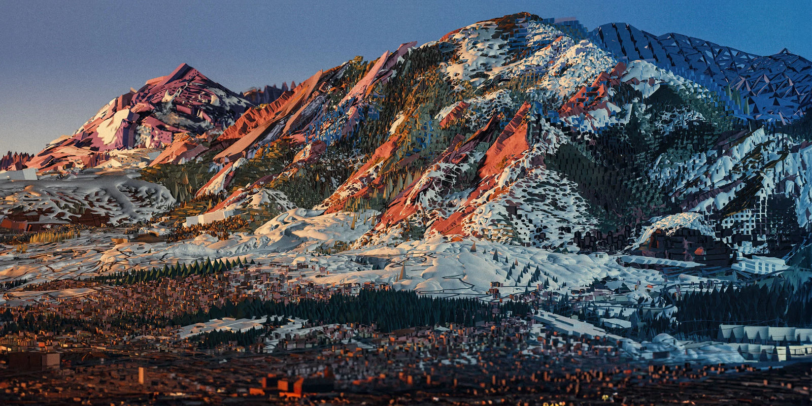 Left Hand Winter Sunrise by Android Jones