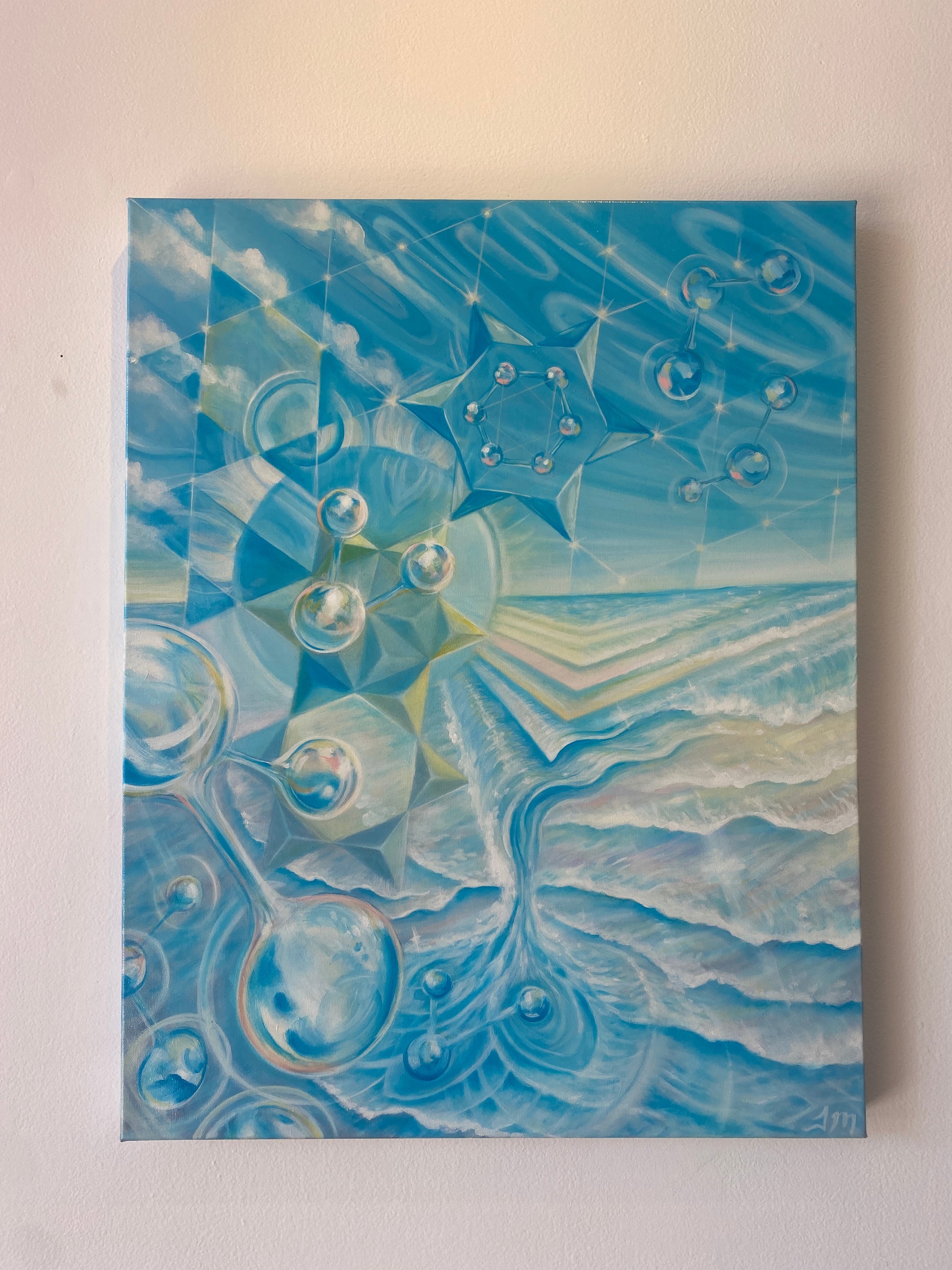 Aquaspheric Original Painting by Jamie Mondragon