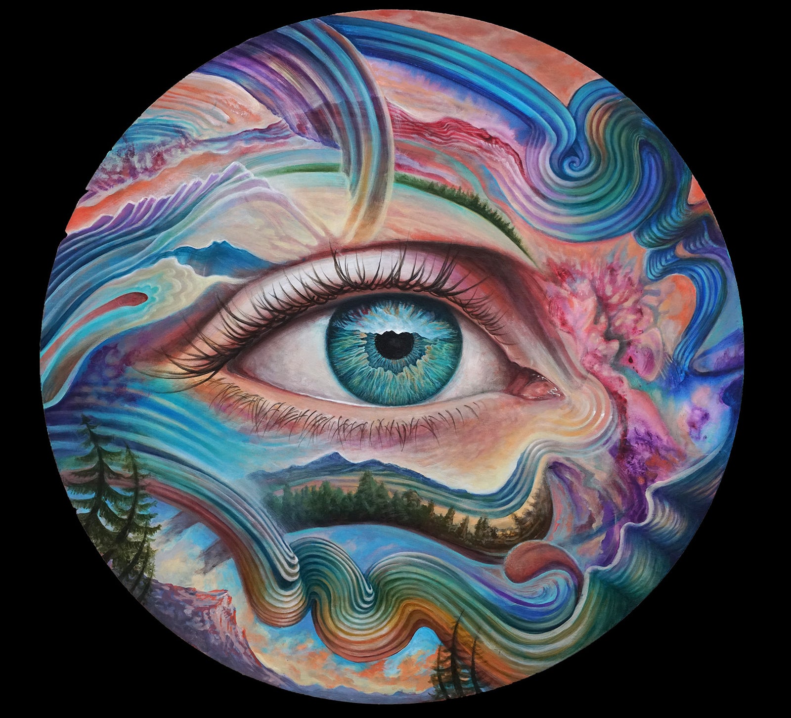 Awake Original Painting by Morgan Mandala