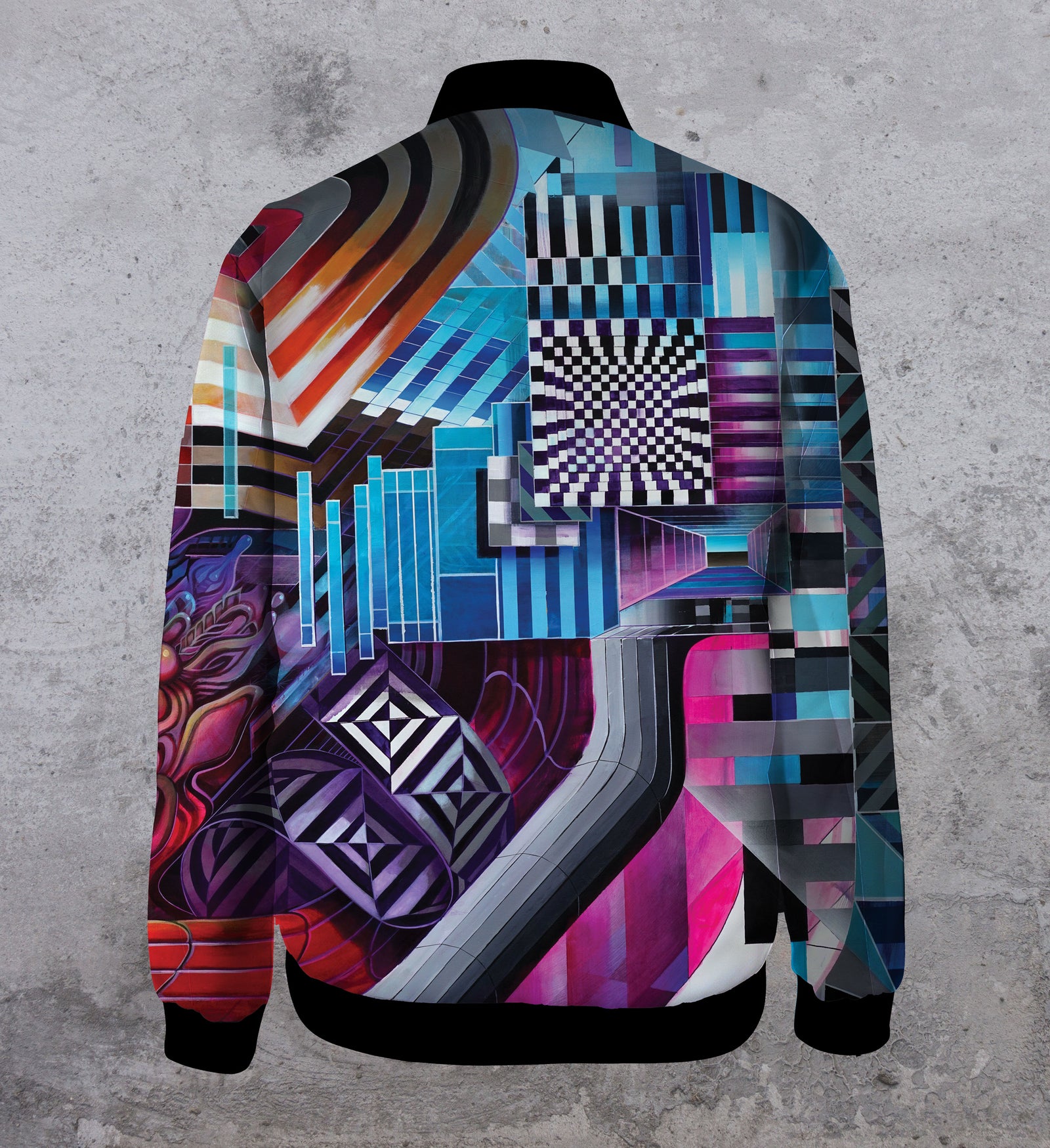 Bandwidth Women's Lightweight Bomber Jacket by Threyda - Ships April