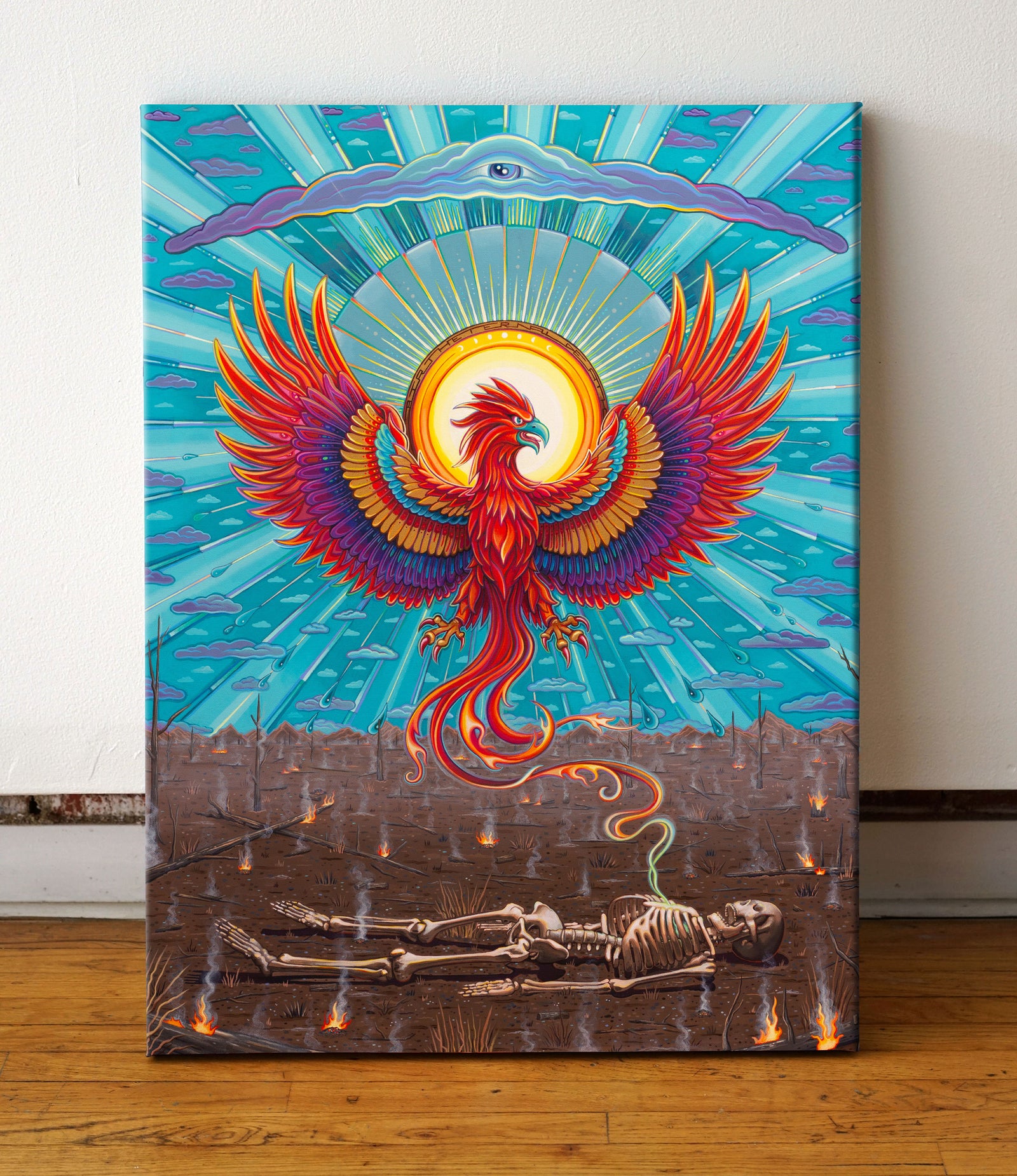 Begin Again Stretched Canvas by John Speaker