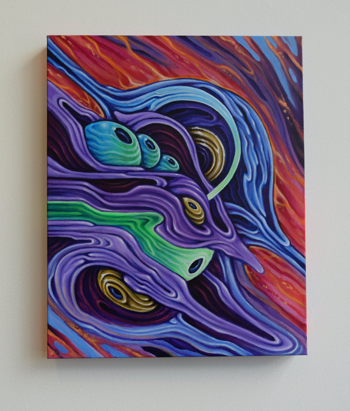 Brainstorm Original Painting by Ben Kramer