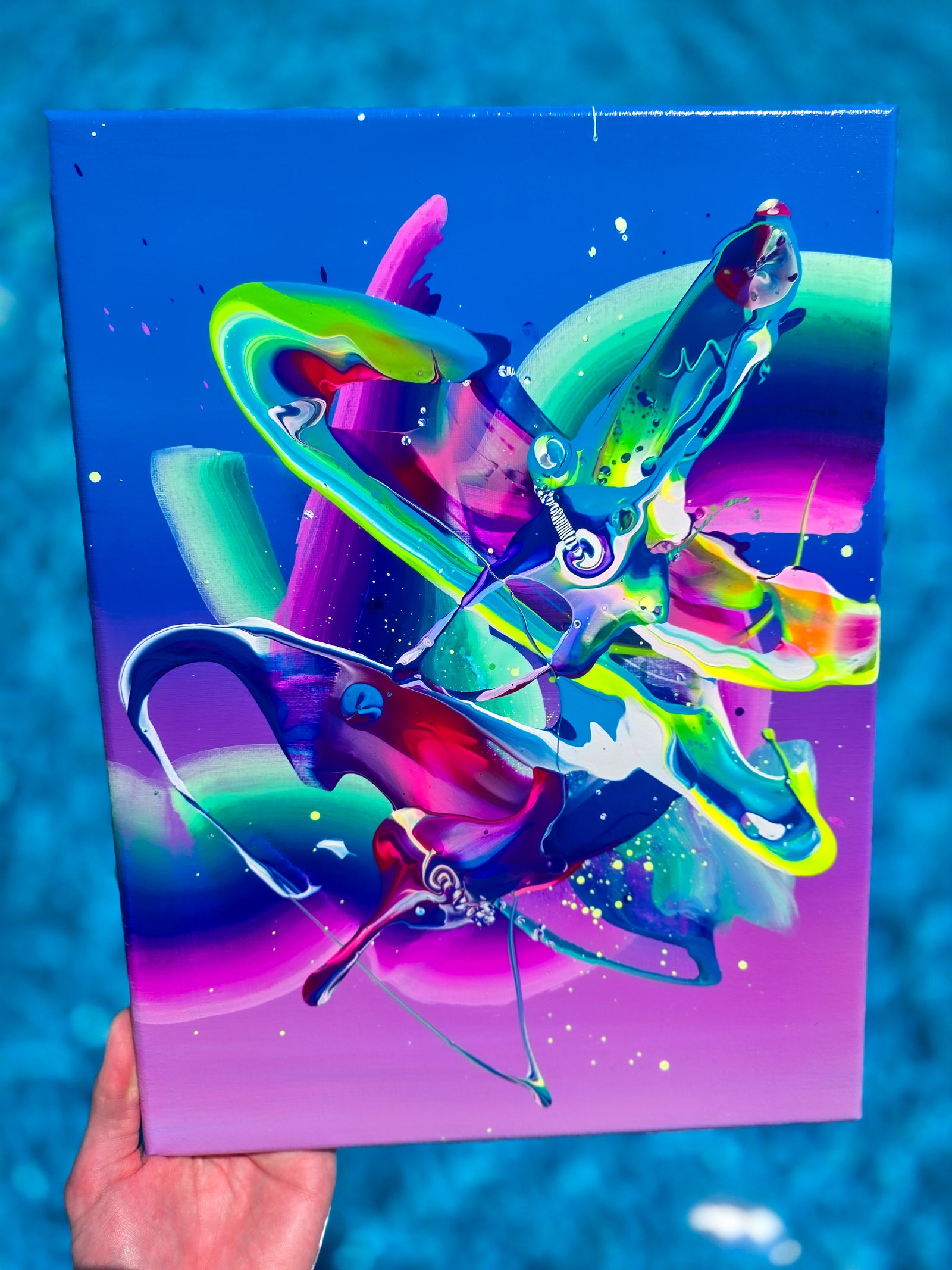 Biolume Original Painting by Zach Jackson