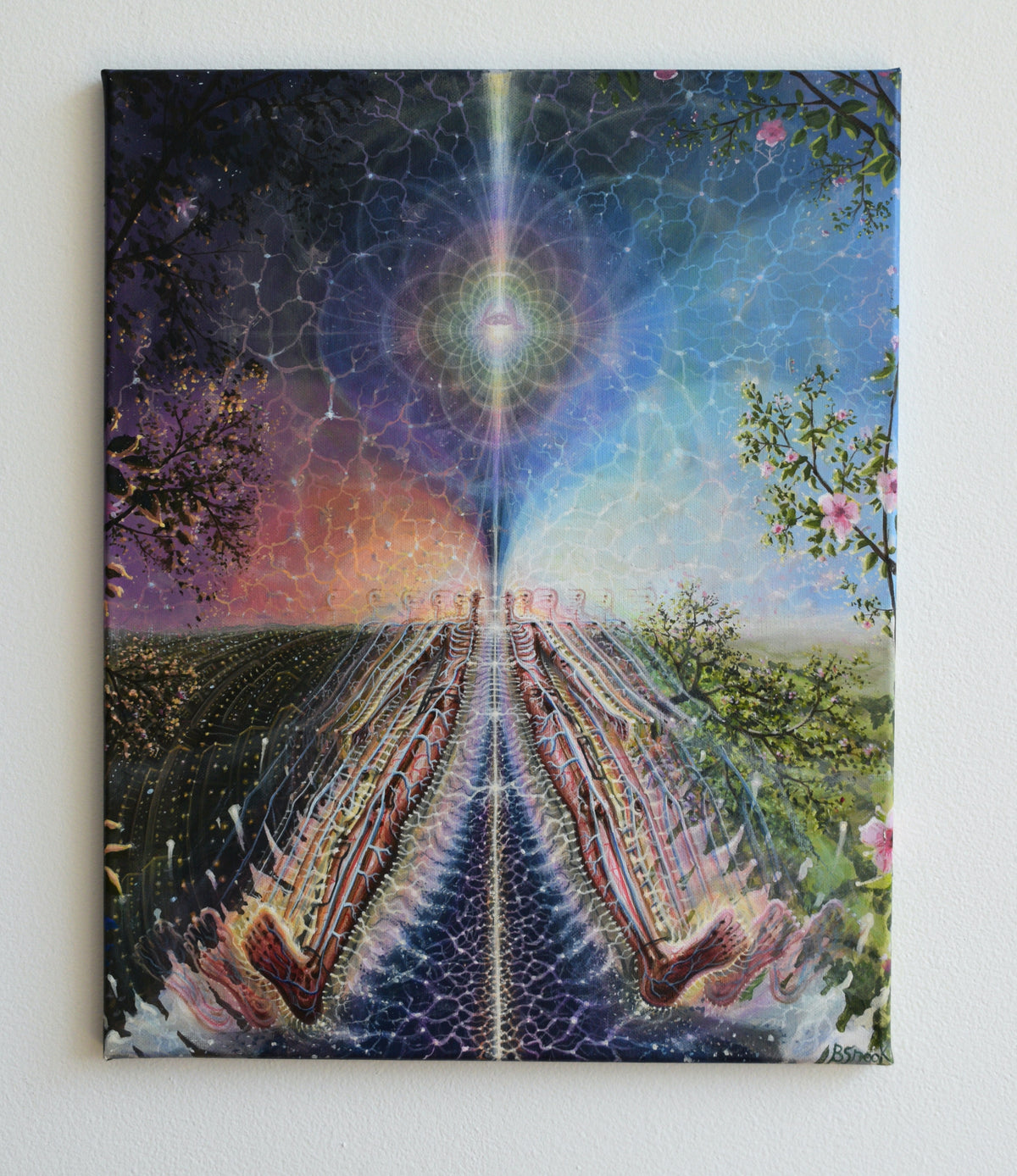 Non-Locality Original Painting by Bradley Snook