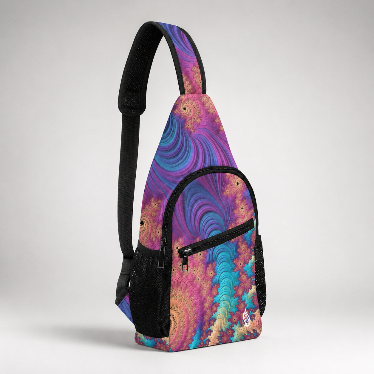 Fractal Cross Body Bag by Threyda
