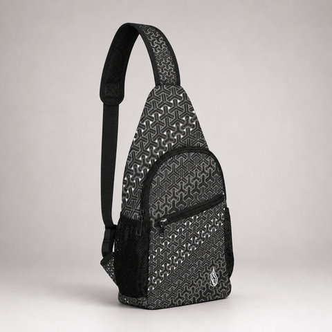 Tesseract Cross Body Bag by Kimi Takemura